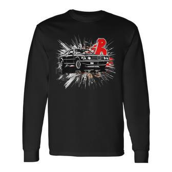 Vintage Classic German Car Enthusiast Long Sleeve T-Shirt - Monsterry