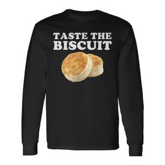 Vintage Taste The Biscuit For Women Long Sleeve T-Shirt - Monsterry