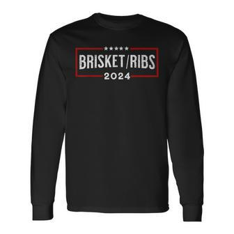 Vintage Brisket Ribs 2024 Long Sleeve T-Shirt - Monsterry DE