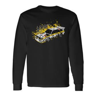 Vintage German Group B Rally Car Racing Motorsport Livery Long Sleeve T-Shirt - Monsterry CA