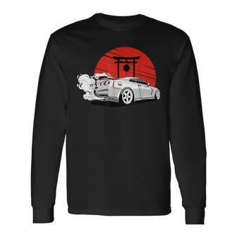 Vintage Japanese Streetcar Racing Turbo Sports Car Long Sleeve T-Shirt - Monsterry AU