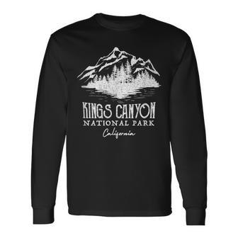 Vintage Kings Canyon National Park California Long Sleeve T-Shirt - Monsterry CA