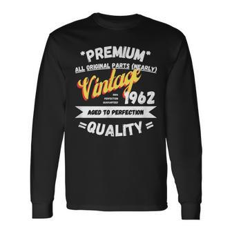 Vintage Legends Born In 1962 Long Sleeve T-Shirt - Monsterry