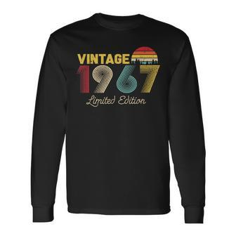 Vintage Limited Edition 1967 56Th Birthday Vintage Long Sleeve T-Shirt - Monsterry UK