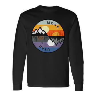 Vintage Moab Utah Retro Souvenir Long Sleeve T-Shirt - Monsterry
