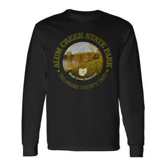 Vintage Nature Alum Creek State Park Hiking Mountain Long Sleeve T-Shirt - Monsterry UK