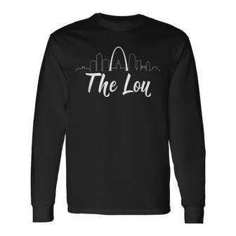 Vintage Quote The Lou St Louis Missouri Long Sleeve T-Shirt - Monsterry