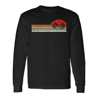 Vintage Racing Outfit For Race Car Parties Long Sleeve T-Shirt - Thegiftio UK