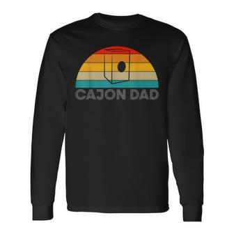 Vintage Retro Cajon Dadater Papaatertag Langarmshirts - Geschenkecke