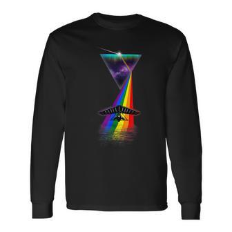 Vintage Retro Prism Hang Gliding Long Sleeve T-Shirt - Monsterry AU