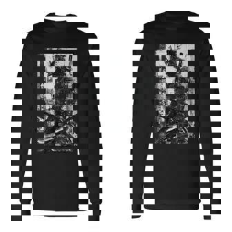 Vintage Samurai Asia Japan Warrior Culture Tokyo Samurai Long Sleeve T-Shirt - Thegiftio