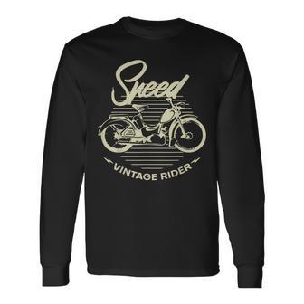 Vintage Speed Rider Simson-Sr2 Langarmshirts - Seseable