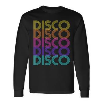Vintage Style Dancing Retro Disco Long Sleeve T-Shirt - Thegiftio UK