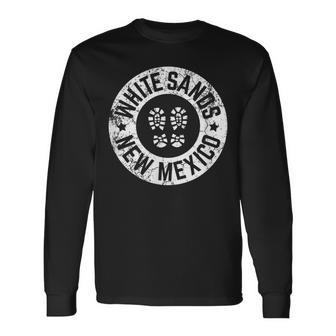 Vintage White Sands National Monument New Mexico Park Sports Long Sleeve T-Shirt - Monsterry