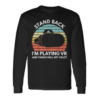 Virtual Reality Athlete Vr Gamer Saying Long Sleeve T-Shirt - Monsterry AU