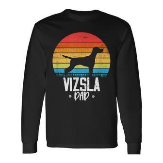 Vizsla Hund Papa Papa Für Eltern Langarmshirts - Geschenkecke