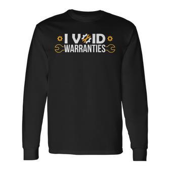 I Void Warranties T Car Enthusiast Long Sleeve T-Shirt - Monsterry AU