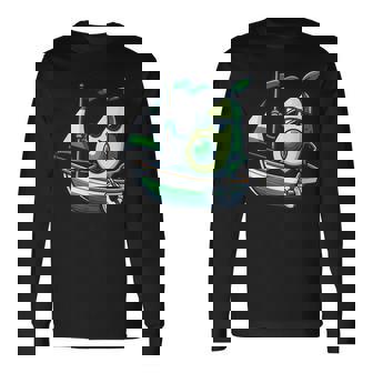 Voilier Cool Avocado Sailor T-shirt à manches longues - Cadeauxyz