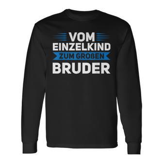 Vom Einzelkind Zum Großen Bruder Großer Bruder Geschwister Langarmshirts - Geschenkecke