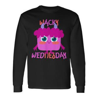 Wacky Wednesday Mismatch Day Long Sleeve T-Shirt - Monsterry UK