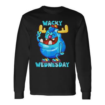 Wacky Wednesday Mismatch Day Long Sleeve T-Shirt | Mazezy