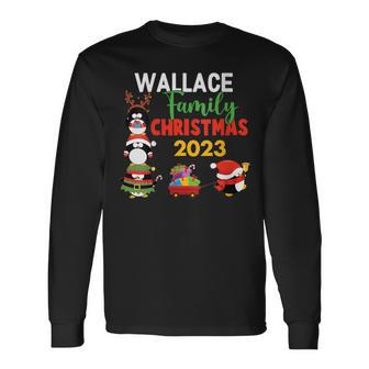 Wallace Family Name Wallace Family Christmas Long Sleeve T-Shirt - Seseable