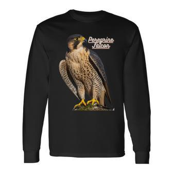 Wanderfalke Bird Watcher Bird Lover Langarmshirts - Seseable