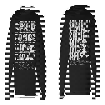 Warrior Blue Ribbon Child Abuse Prevention Awareness Month Long Sleeve T-Shirt | Mazezy