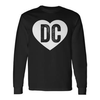 Washington DC Hometown State Pride Love Long Sleeve T-Shirt - Monsterry DE