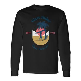 Wave Rider Van Driver Long Sleeve T-Shirt - Monsterry AU