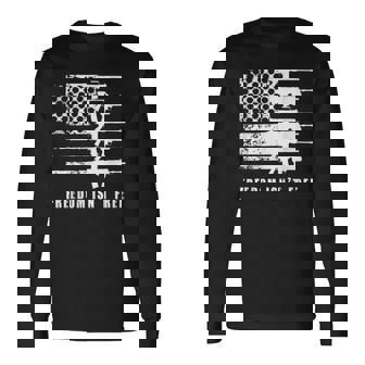 Weapons American Flag Memorial Day Warrior Army Long Sleeve T-Shirt - Monsterry