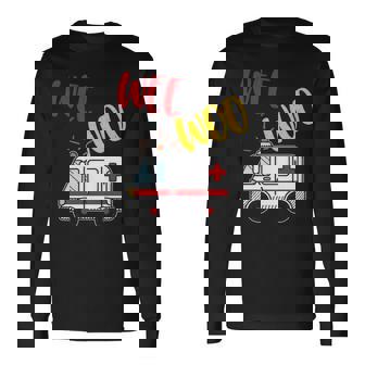 Wee Woo Ambulance Amr Ems Emt Paramedic Gif Long Sleeve T-Shirt | Mazezy