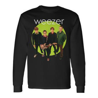 Weezer Green Album Circle Long Sleeve T-Shirt - Monsterry DE