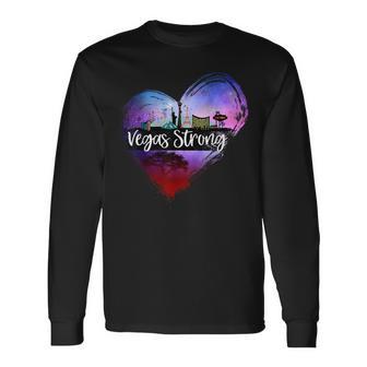 Welcome To Las Vegas Strong The Fabulous City Long Sleeve T-Shirt - Monsterry AU