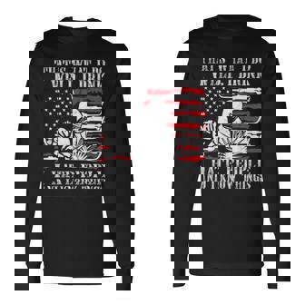 Welding That's What I Do I Weld American Flag Proud Welder Long Sleeve T-Shirt | Mazezy