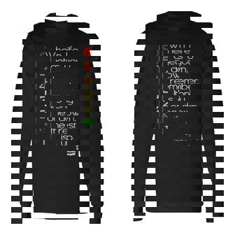 When Life Gets You Down Motorcycle Motorbike Gears On Back Long Sleeve T-Shirt | Seseable UK