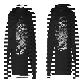 Wild Winter Nights Long Sleeve T-Shirt | Mazezy