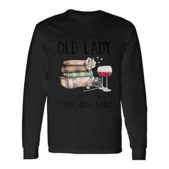 And Wine Long Sleeve T-Shirt | Mazezy DE
