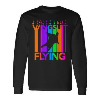 Wingsuit Flying Bubble Hobby And Sport Long Sleeve T-Shirt - Monsterry DE
