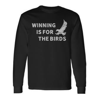 Winning Is For The Birds Vintage Eagle Mascot Long Sleeve T-Shirt - Monsterry AU