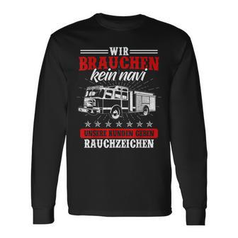 Wir Bauch Kein Navi We Need Kein Navi Langarmshirts - Seseable