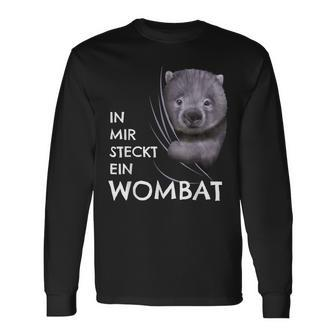 Wombat Costume Children's Clothing In Mir Steckt Ein Wombat Langarmshirts - Seseable