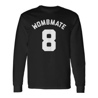 Wombmate 8 Twin Triplet Quadruplet Matching Long Sleeve T-Shirt - Monsterry