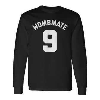 Wombmate 9 Twin Triplet Quadruplet Matching Long Sleeve T-Shirt - Monsterry