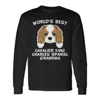 World's Best Cavalier King Charles Spaniel Grandma Long Sleeve T-Shirt | Mazezy UK