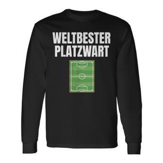 Worlds Best Platzwart Greenkeeper Football Pitch Langarmshirts - Geschenkecke