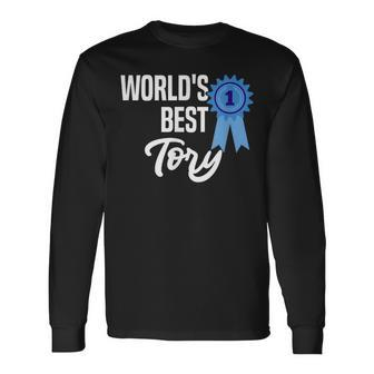 World's Best Tory Name Personalized Long Sleeve T-Shirt - Seseable