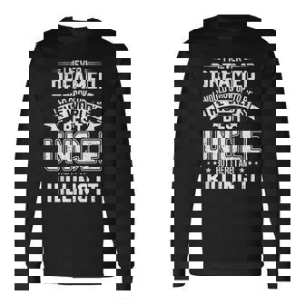 The World's Best Uncle Uncle Long Sleeve T-Shirt - Thegiftio