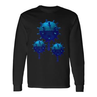 Ww2 Ship Mine Depth Charge And Bomb Anti Submarines Boy Long Sleeve T-Shirt - Monsterry