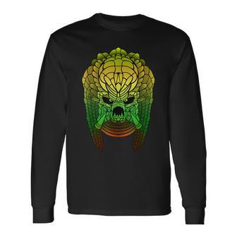 Yautja Sci-Fi Monster Long Sleeve T-Shirt - Monsterry